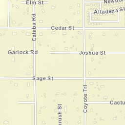 High Country California Street Map