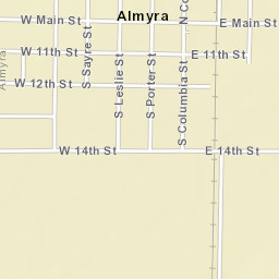 Almyra Arkansas Street Map