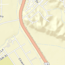 Santa Clarita, California Street Map