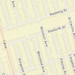 The Mesa California Street Map