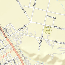 Newhall California Street Map