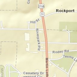 Rockport Arkansas Street Map