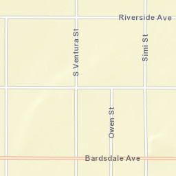 Bardsdale California Street Map