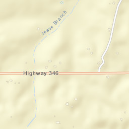 3846-4608 Hurricane Road, Pontotoc, MS Street Map