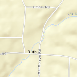 Ruth Alabama Street Map