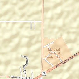 Scant City Alabama Street Map