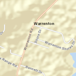Warrenton Alabama Street Map