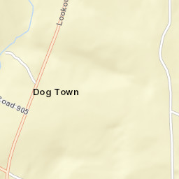 Dog Town Alabama Street Map