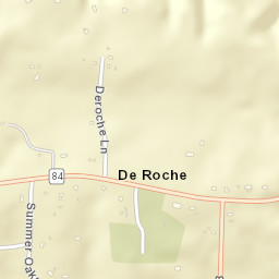 De Roche Arkansas Street Map
