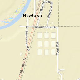 Newtown Arkansas Street Map