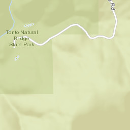 Nf-583A, Tonto National Forest, Pine, AZ Street Map