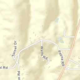Bell Springs Alabama Street Map
