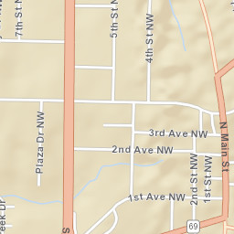 Arab Alabama Street Map