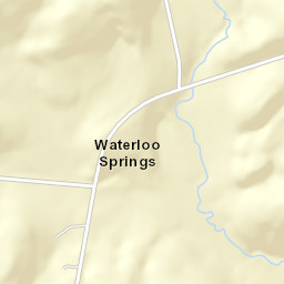 Waterloo Springs Alabama Street Map