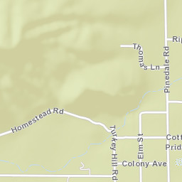 Pinedale Arizona Street Map