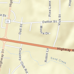 100-108 U.S. 51, Batesville, MS 38606, USA Street Map