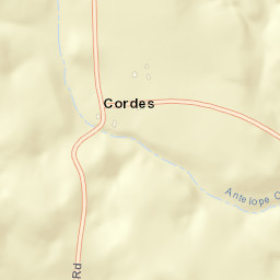 Cordes Arizona Street Map