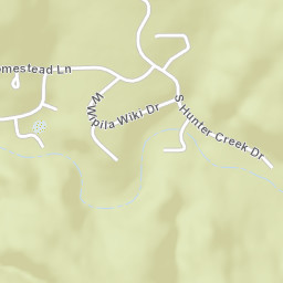 Hunter Creek Ranch Arizona Street Map