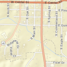 100-198 South Oak Street, Sheridan, AR Street Map