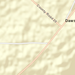 Dawson Alabama Street Map