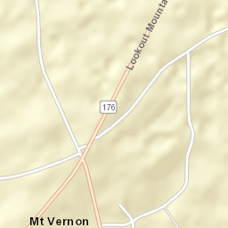 Mount Vernon Alabama Street Map