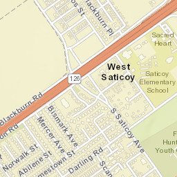 West Saticoy California Street Map