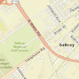 Saticoy California Street Map