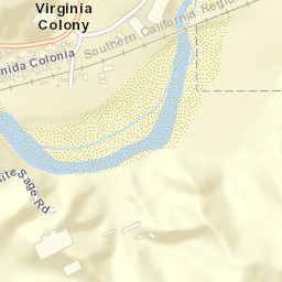 Virginia Colony California Street Map