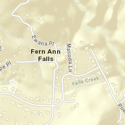 Fern Ann Falls California Street Map