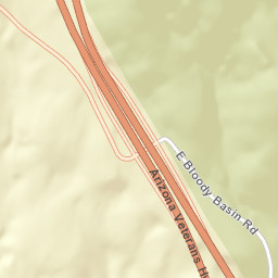 Bloody Basin Road & Interstate 17, Congress Street Map