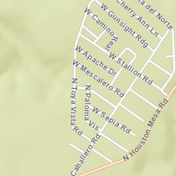 Mesa Del Caballo Arizona Street Map