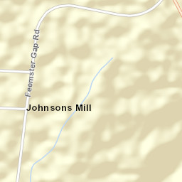 Johnsons Mill Alabama Street Map