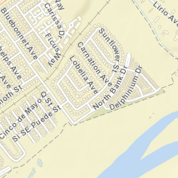 Cabrillo Village California Street Map