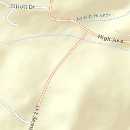 Allens Factory Alabama Street Map