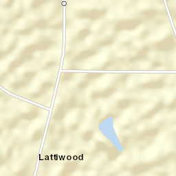 Lattiwood Alabama Street Map