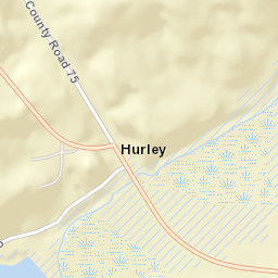 Hurley Alabama Street Map