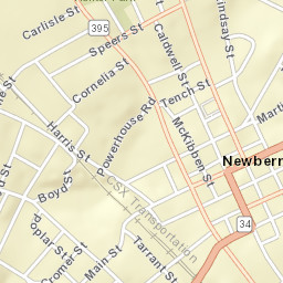 1101-1199 Nance Street, Newberry, SC Street Map