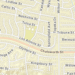18901 Chatsworth St, Porter Ranch, CA Street Map