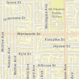 Sunland California Street Map