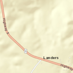 Landers Arkansas Street Map