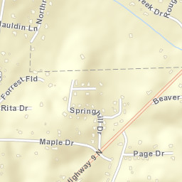 322 Mississippi 9, Pontotoc, MS 38863, USA Street Map