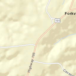Forkville Alabama Street Map