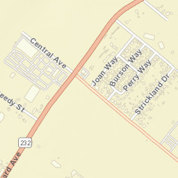 Strickland Acres California Street Map