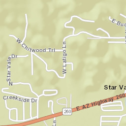 Sun Valley Arizona Street Map