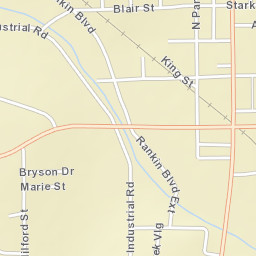 116-198 North Park Street, Tupelo, MS Street Map