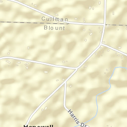 Hopewell Alabama Street Map