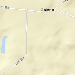 Galena Arkansas Street Map
