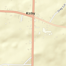 Kirby Arkansas Street Map