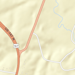 Deer Creek Arkansas Street Map