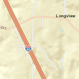 Longview Alabama Street Map